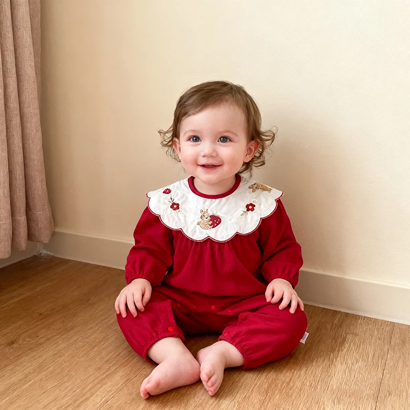 Christmas Newborn Baby Girl Autumn Romper 0-3 years old Infant Jumpsuits Flower Round neck Bodysuits Onepiece Baby Clothing
Christmas Newborn Baby Girl Autumn Romper 0-3 years old Infant Jumpsuits Flower Round neck Bodysuits Onepiece Baby Clothing