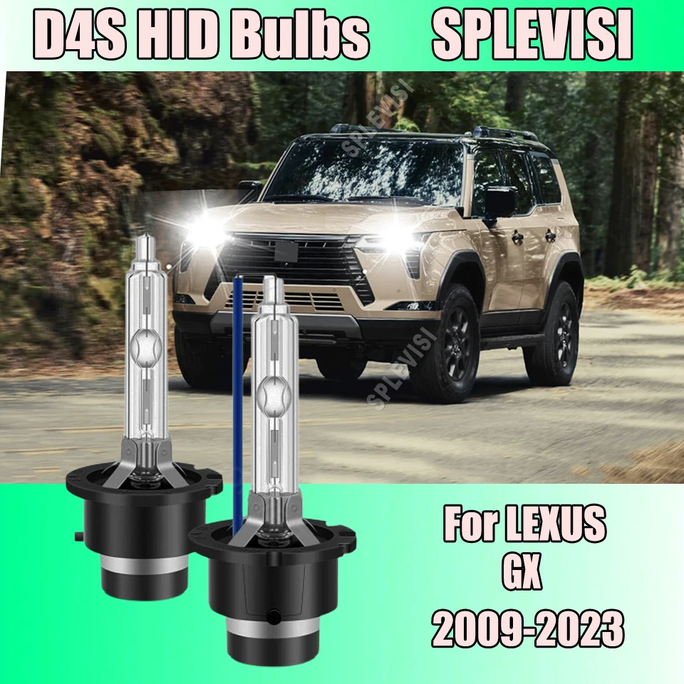 Pair of D4S HID Bulb Xenon Headlight 35W Car Light For LEXUS GX 2009 2010 2011 2012 2013 2014 2015 2016 2017 2018 2019 2020-2023
Pair of D4S HID Bulb Xenon Headlight 35W Car Light For LEXUS GX 2009 2010 2011 2012 2013 2014 2015 2016 2017 2018 2019 2020-2023