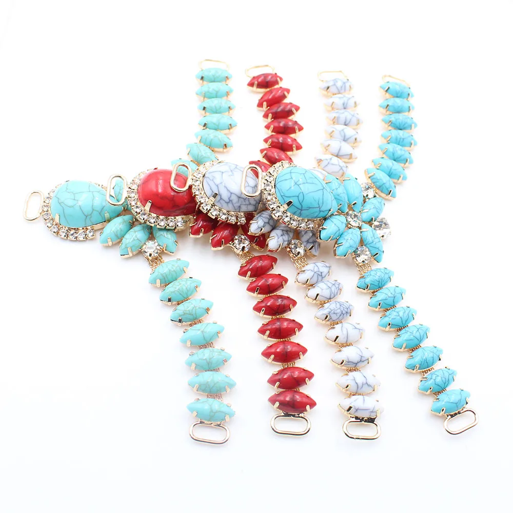New 1pcs Collar Buckle Crystal Chain DIY Clothing Sewing Accessories Bikini Connector Buckle Fashion Beach flip flops Chain
New 1pcs Collar Buckle Crystal Chain DIY Clothing Sewing Accessories Bikini Connector Buckle Fashion Beach flip flops Chain