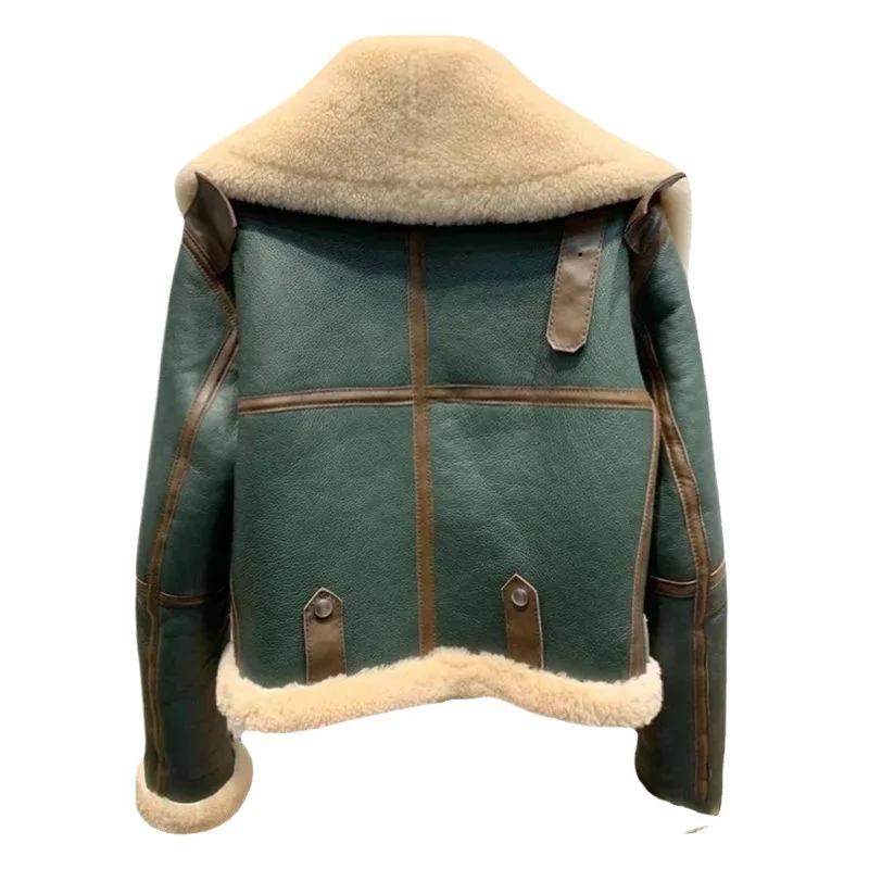 Winter New Fashion Women's Color-coded Turn-down Collar Long Sleeve Casual Trendy Loose Plus Size Faux Fur Jackets Female Coats
Winter New Fashion Women's Color-coded Turn-down Collar Long Sleeve Casual Trendy Loose Plus Size Faux Fur Jackets Female Coats