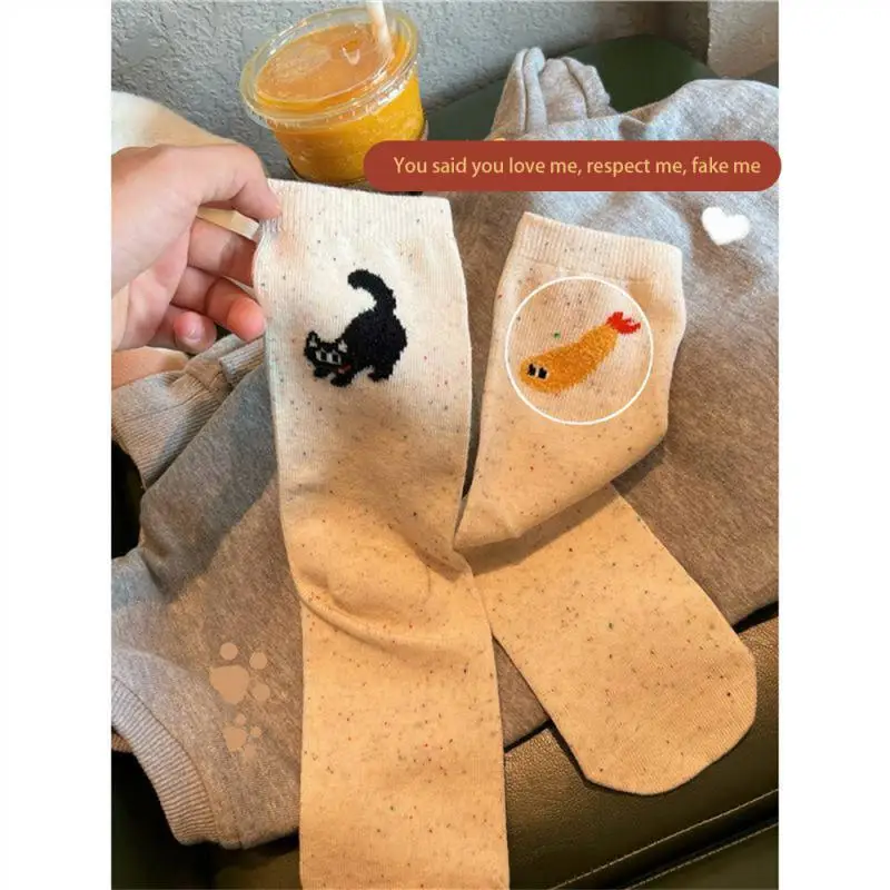 1/3Pairs Casual Cute Cat Print Women's Socks Autumn Winter Warm Dot Candy Color Korean Soft High Elasticity Middle Tube Socks
1/3Pairs Casual Cute Cat Print Women's Socks Autumn Winter Warm Dot Candy Color Korean Soft High Elasticity Middle Tube Socks