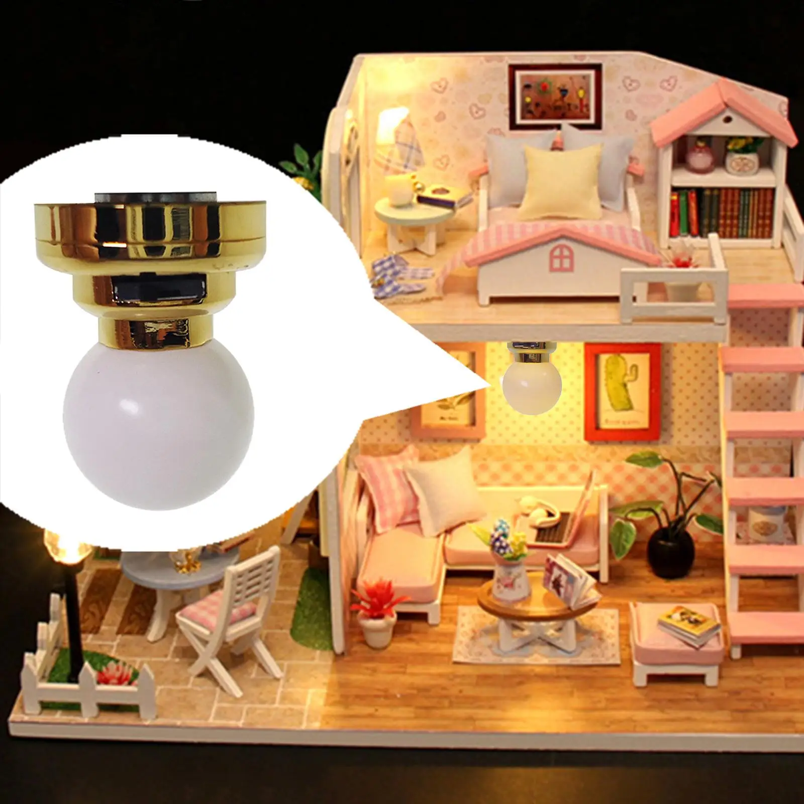 1:12 Scale Dollhouse Ceiling Lamp Elegant DIY Scene Model Mini Ceiling Ligh for Micro Landscape Living Room Decor Accessories
1:12 Scale Dollhouse Ceiling Lamp Elegant DIY Scene Model Mini Ceiling Ligh for Micro Landscape Living Room Decor Accessories