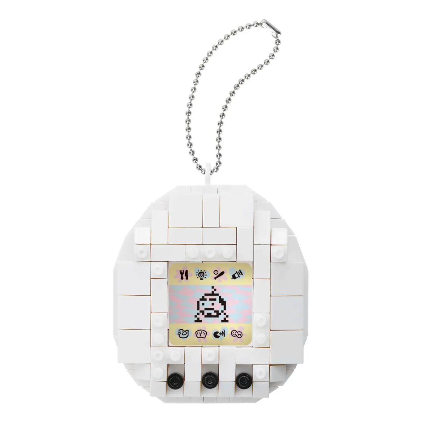 Genuine Nanoblock First Generation Tamagotchi White Micro Building Blocks 3D Puzzle Kawaii Keychain Model Toy Collectible Gift
Genuine Nanoblock First Generation Tamagotchi White Micro Building Blocks 3D Puzzle Kawaii Keychain Model Toy Collectible Gift