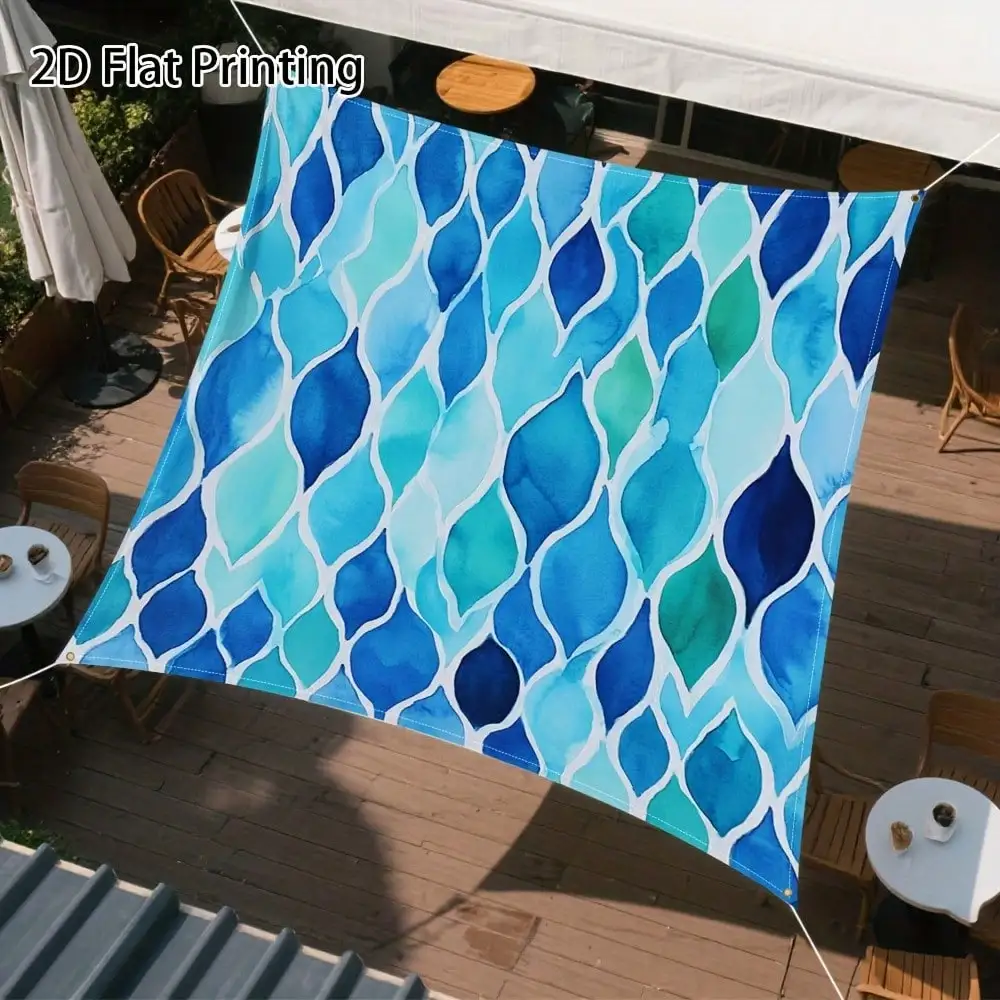 1pc Turquoise-Blue & White Striped Beige Outdoor Canopy, All-Season Portable Sun Shade With Fixing Ropes, Easy Setup For Beaches, Pools, Gardens, Lightweight Windproof Shelter, No Power Required, 2D Flat Style
1pc Turquoise-Blue & White Striped Beige Outdoor Canopy, All-Season Portable Sun Shade With Fixing Ropes, Easy Setup For Beaches, Pools, Gardens, Lightweight Windproof Shelter, No Power Required, 2D Flat Style