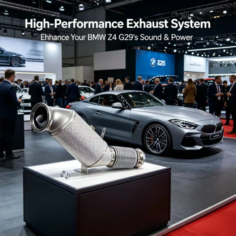 Factory Wholesale SS304 Sports Exhaust Downpipe for BMW Z4 G29 B48 Exhaust with Heat Shielded Cover Car Exhaust Pipes Header
Factory Wholesale SS304 Sports Exhaust Downpipe for BMW Z4 G29 B48 Exhaust with Heat Shielded Cover Car Exhaust Pipes Header
