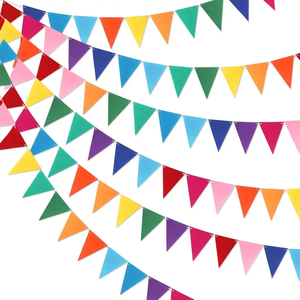 Rainbow 6-Pack Pre-Strung Pennant Banners for Parties, Celebrations, and Festive Occasions
Rainbow 6-Pack Pre-Strung Pennant Banners for Parties, Celebrations, and Festive Occasions