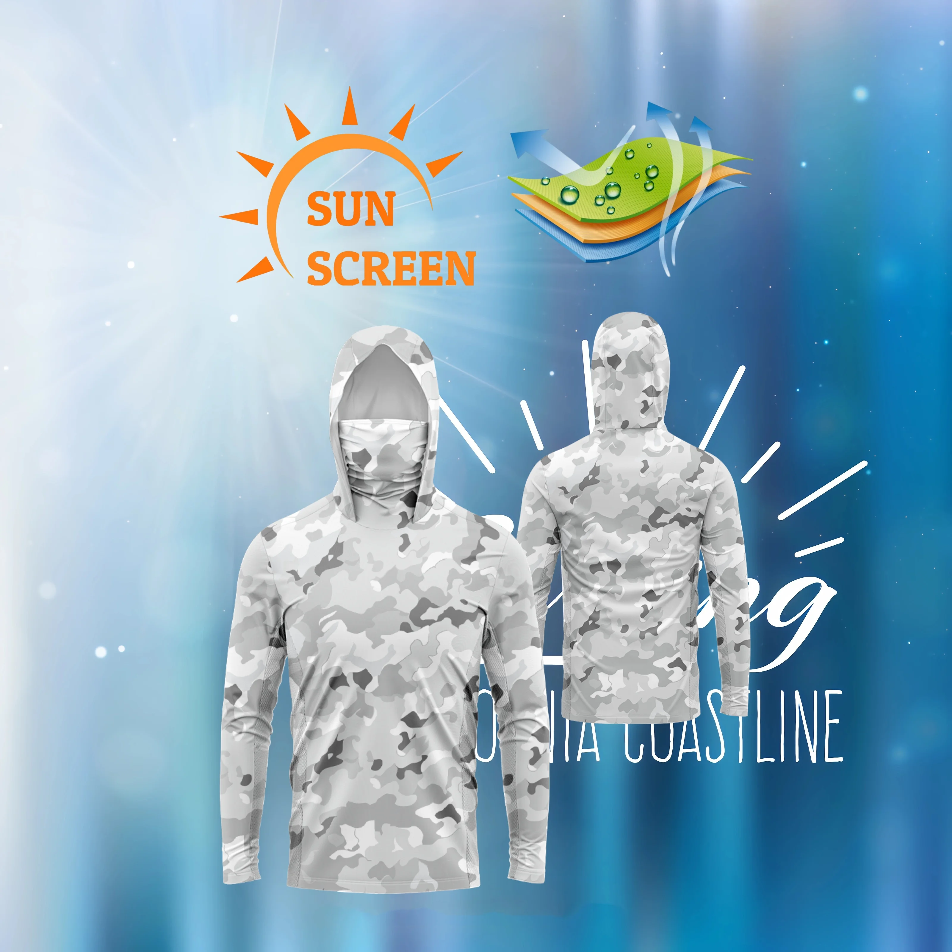 MALFC Men Hood Fishing Shirt long sleeve fishing t shirt uv protection Fishing Apparel
MALFC Men Hood Fishing Shirt long sleeve fishing t shirt uv protection Fishing Apparel