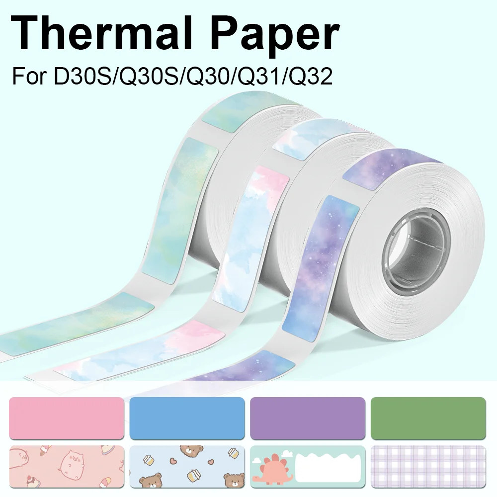 Self Adhesive Stickers for Portable Label Maker D32 D30 D35 Q30 Q30S Q31 Q32 Thermal Printing Label Paper, 3 Roll,White
Self Adhesive Stickers for Portable Label Maker D32 D30 D35 Q30 Q30S Q31 Q32 Thermal Printing Label Paper, 3 Roll,White