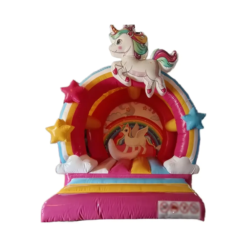 Оптовая продажа: Надувной батут-горка с водной горкой и единорогом из водонепроницаемого ПВХ для активного отдыха на открытом воздухе
Оптовая продажа: Надувной батут-горка с водной горкой и единорогом из водонепроницаемого ПВХ для активного отдыха на открытом воздухе