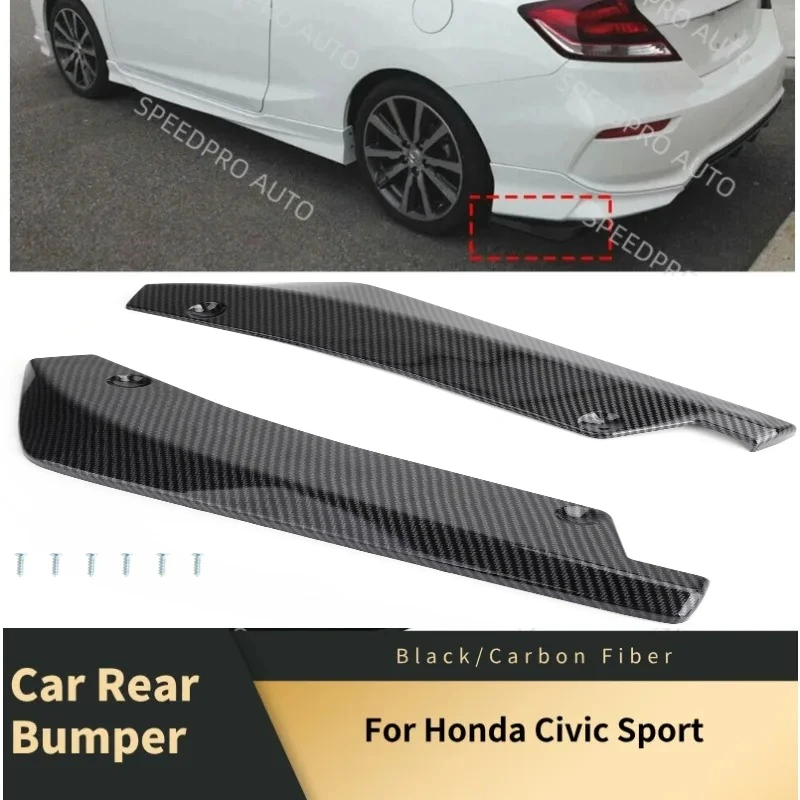 Car Rear Bumper Lip Splitter Diffuser for H0nda Civic Sport Scratch Protector Spoiler Extension Winglets Side Skirt Black
Car Rear Bumper Lip Splitter Diffuser for H0nda Civic Sport Scratch Protector Spoiler Extension Winglets Side Skirt Black