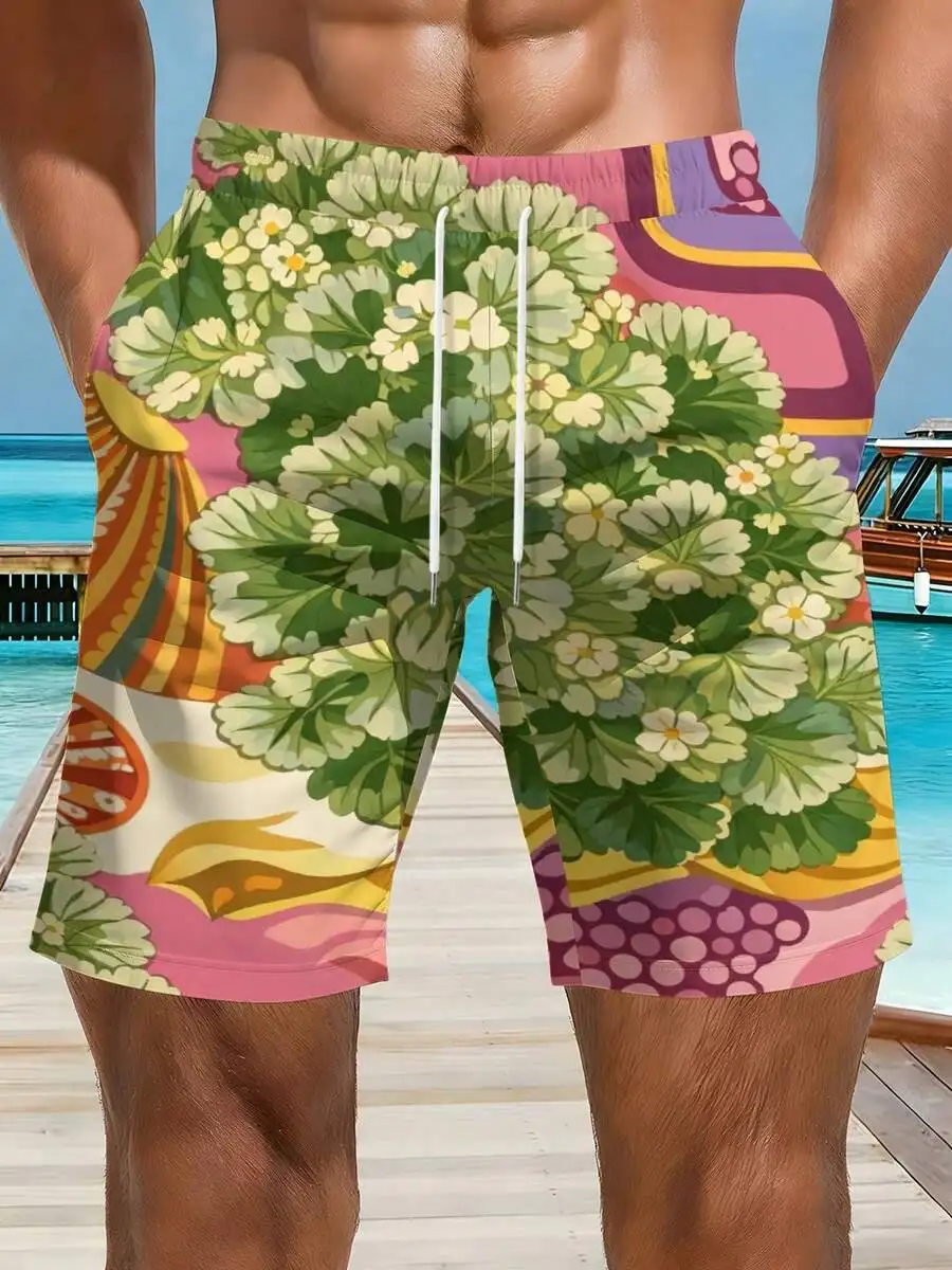 Mens Tropical Floral 3D Print Beach Shorts Casual Summer Swimwear
Mens Tropical Floral 3D Print Beach Shorts Casual Summer Swimwear