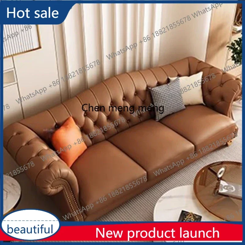 A38 Luxury Foam Cushion Sofa Brown Soft Genuine Leather Love Seat Lounge Sofa Lazzy Designer Salon Meuble Living Room Furniture
A38 Luxury Foam Cushion Sofa Brown Soft Genuine Leather Love Seat Lounge Sofa Lazzy Designer Salon Meuble Living Room Furniture
