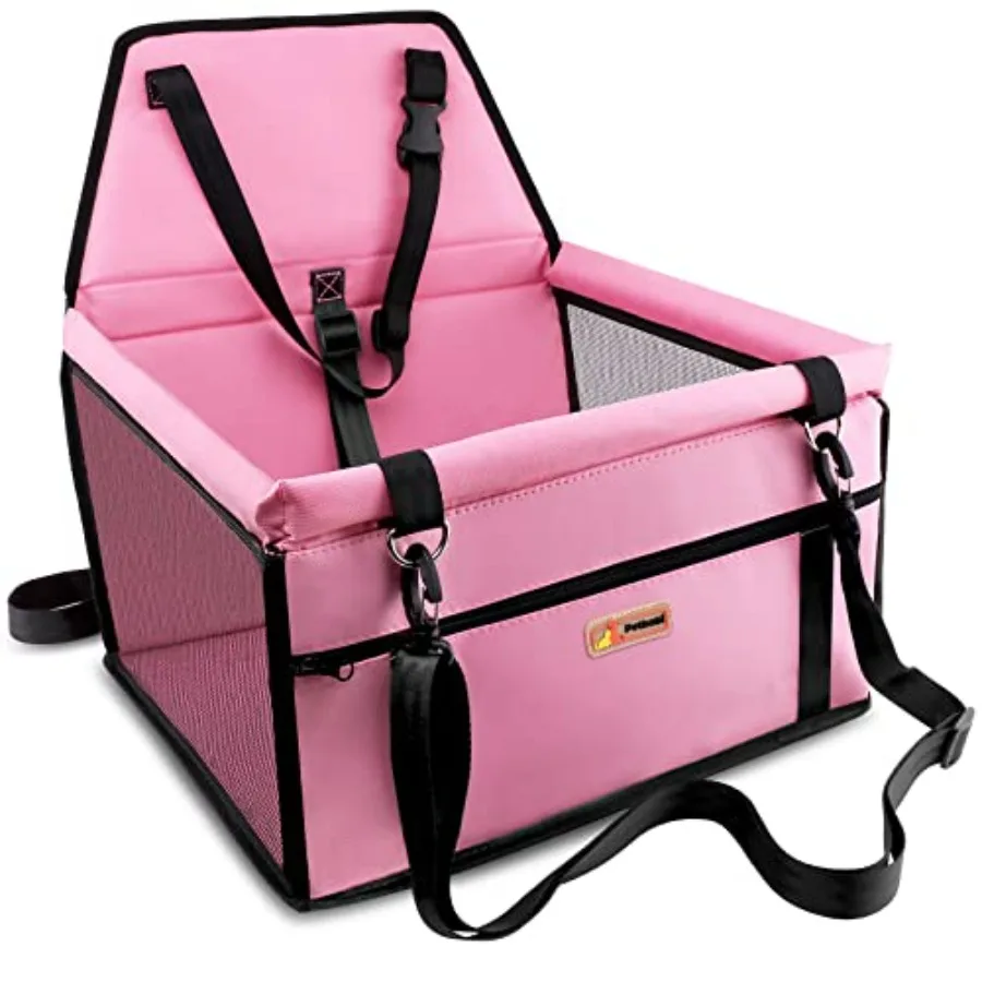 Pet Reinforce Car Booster Seat for Dog Cat Portable and Breathable Bag with Seat Belt Dog Carrier Safety Stable for Travel Look
Pet Reinforce Car Booster Seat for Dog Cat Portable and Breathable Bag with Seat Belt Dog Carrier Safety Stable for Travel Look