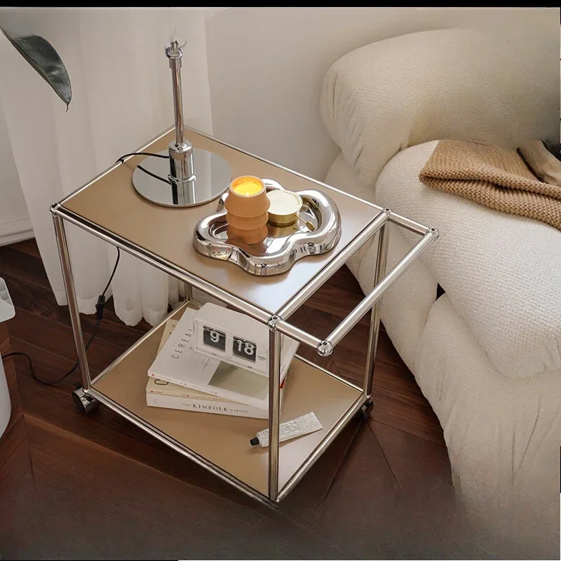 Modern simple sofa side few modules ins coffee table small apartment Internet celebrity removable trolley
Modern simple sofa side few modules ins coffee table small apartment Internet celebrity removable trolley