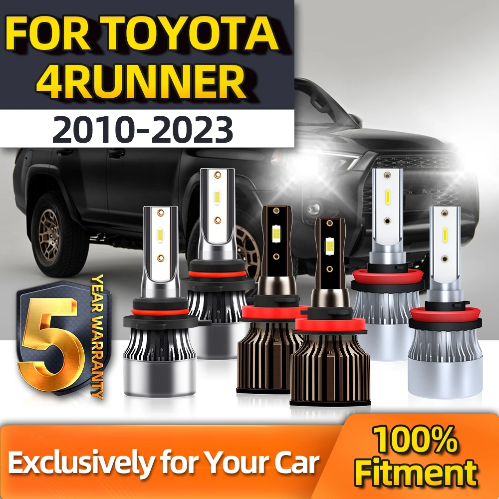 TEENRAM 9005 H11 High Low Combo LED Headlight Fog Lamp H11 Plug-N-Play Bulbs For Toyota 4Runner 2010 2011 2012 2013 2014-2023
TEENRAM 9005 H11 High Low Combo LED Headlight Fog Lamp H11 Plug-N-Play Bulbs For Toyota 4Runner 2010 2011 2012 2013 2014-2023