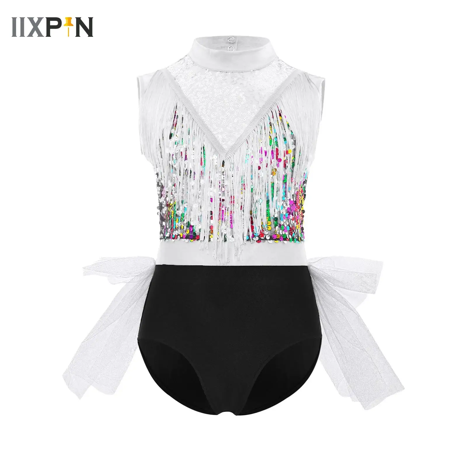 Kids Girls Ballet Gymnastics Leotard Latin Figure Skating Bodysuit Sleeveless Tassel Sequin Splice Mesh Dance Lyrical Tutu Dress
Kids Girls Ballet Gymnastics Leotard Latin Figure Skating Bodysuit Sleeveless Tassel Sequin Splice Mesh Dance Lyrical Tutu Dress