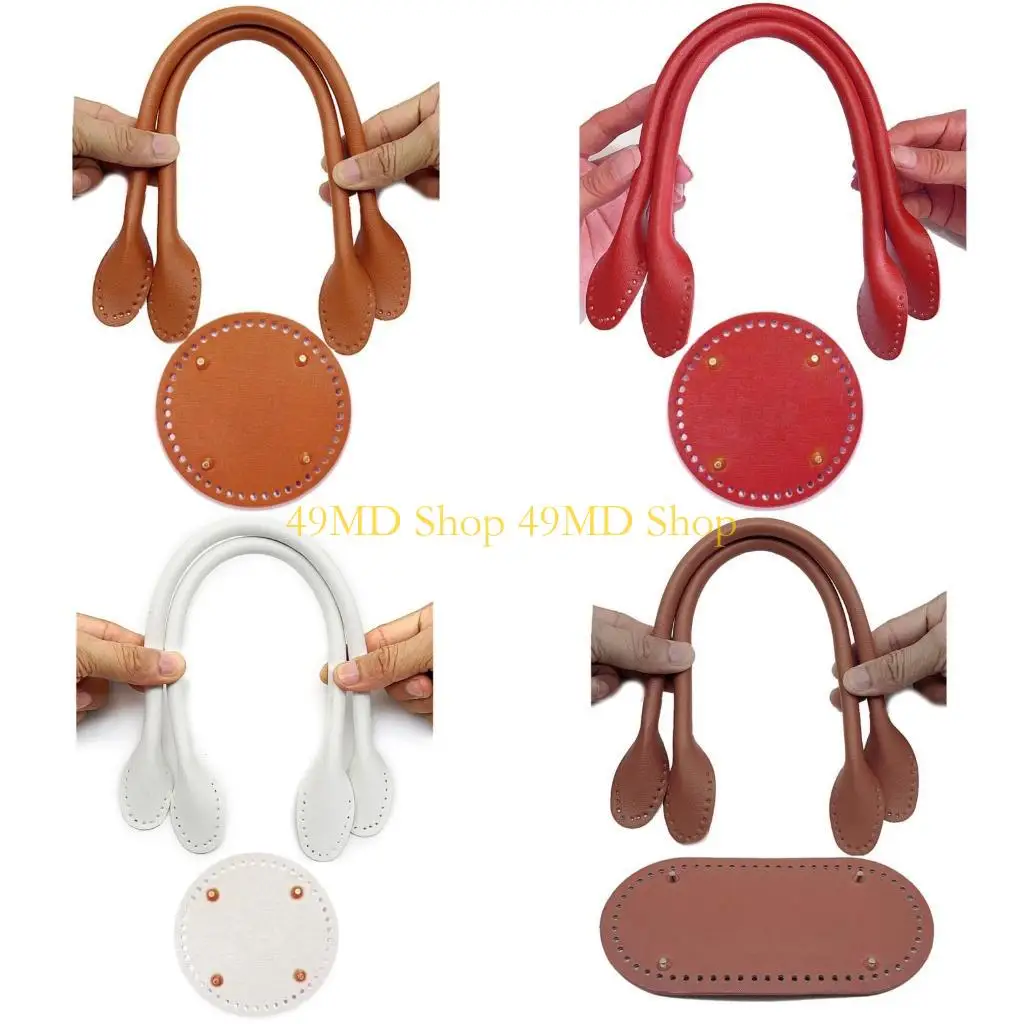49MD Handbag Shoulder Bag Bottom Shaper Pad & Hand-Strap Handle Set Leather Tote Bag Woven Bag DIY Accessory for Women Girl
49MD Handbag Shoulder Bag Bottom Shaper Pad & Hand-Strap Handle Set Leather Tote Bag Woven Bag DIY Accessory for Women Girl