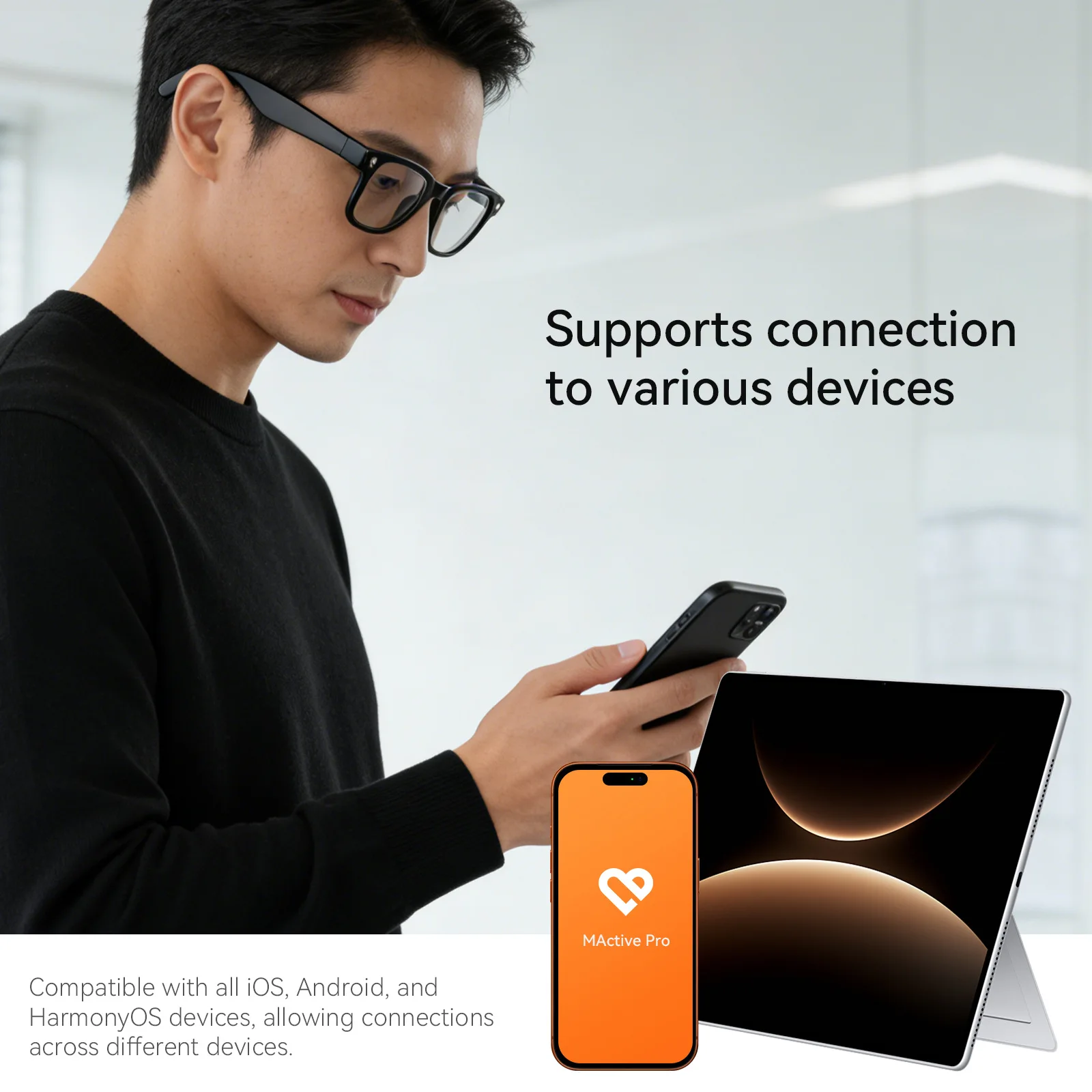 Smart AI Glasses Languages Translation Ergonomic Framework Sunglasses Bluetooth Call Music Play Wireless Charging 2026 New
Smart AI Glasses Languages Translation Ergonomic Framework Sunglasses Bluetooth Call Music Play Wireless Charging 2026 New