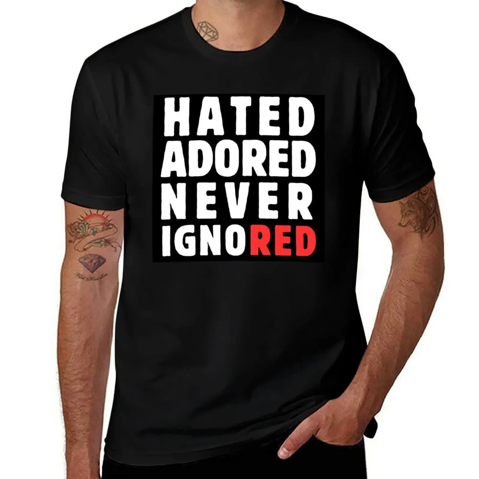 Manchester hated, adored never ignored 6 T-Shirt korean fashion customs oversized t shirt cute clothes mens vintage t shirts
Manchester hated, adored never ignored 6 T-Shirt korean fashion customs oversized t shirt cute clothes mens vintage t shirts