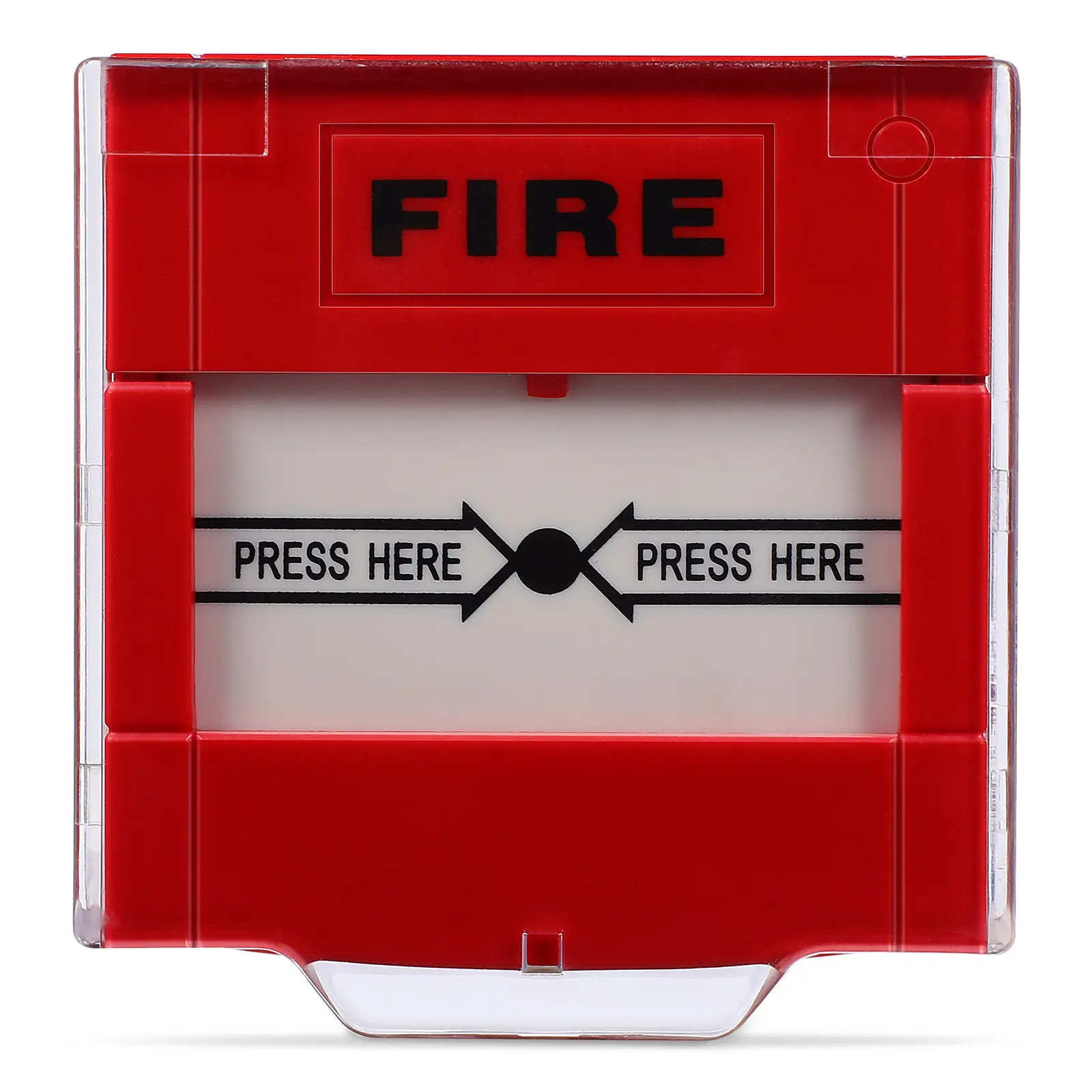 Manual Reset Fire Alarm Button Emergency Call Point for Home Office Safety Reliable Water Resistant Emergency Alarm Switch Easy
