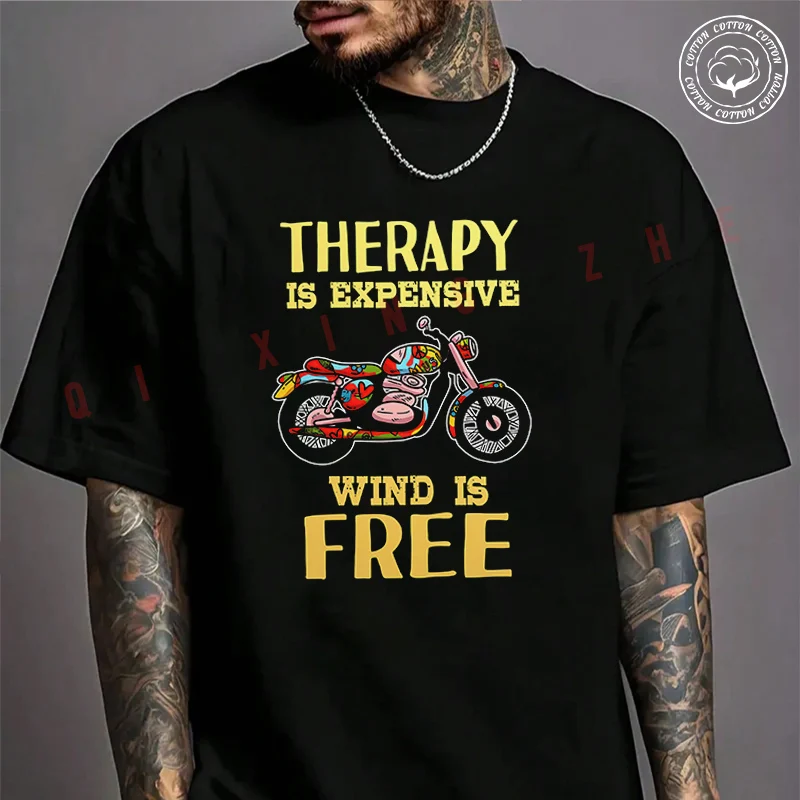 Wind Is Free Motorcycle Design Men's Cotton Fashion T-shirt Casual Summer Short Sleeve Tops Tee
Wind Is Free Motorcycle Design Men's Cotton Fashion T-shirt Casual Summer Short Sleeve Tops Tee