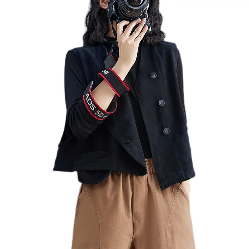 Pure Cotton Svel Vest Jaet ort Tank Top Hong Kong Sle Women's Clothing Brand Label Trimming Faionable
Pure Cotton Svel Vest Jaet ort Tank Top Hong Kong Sle Women's Clothing Brand Label Trimming Faionable