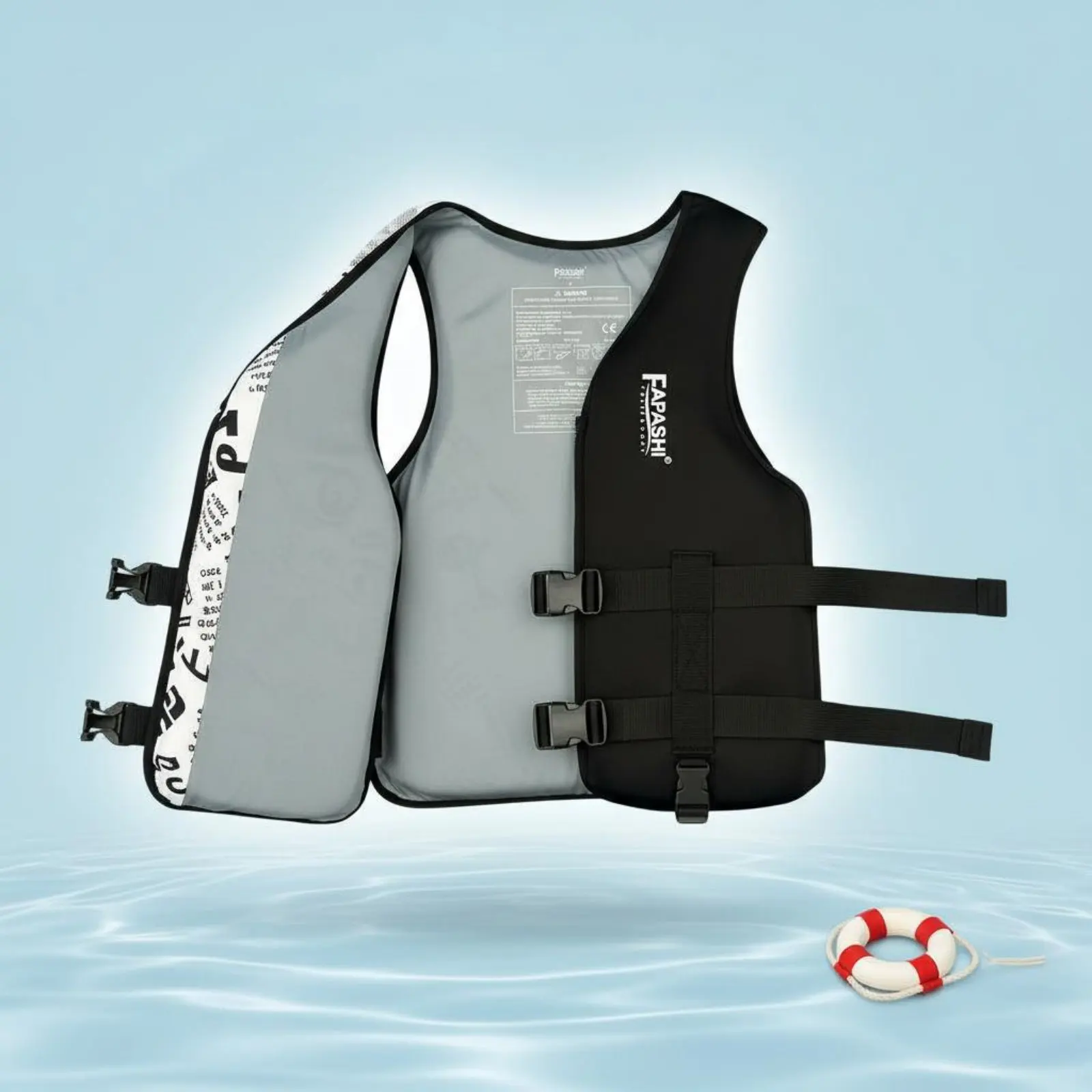 Rescue Flotation Vest Secure Buckle Closure Swimming Life Vest Adjustable Safety Jacket Tear-Resistant Material for Boating
Rescue Flotation Vest Secure Buckle Closure Swimming Life Vest Adjustable Safety Jacket Tear-Resistant Material for Boating