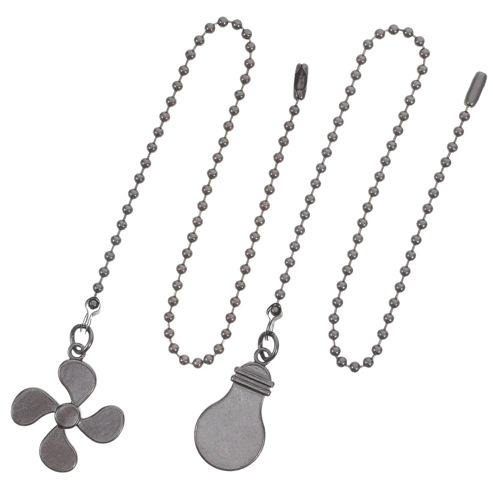 2Pcs Chandelier Ceiling Fan Pull Chains Decorative Black Pendant Extenders Vintage Fan Pendants Material Stylish
2Pcs Chandelier Ceiling Fan Pull Chains Decorative Black Pendant Extenders Vintage Fan Pendants Material Stylish