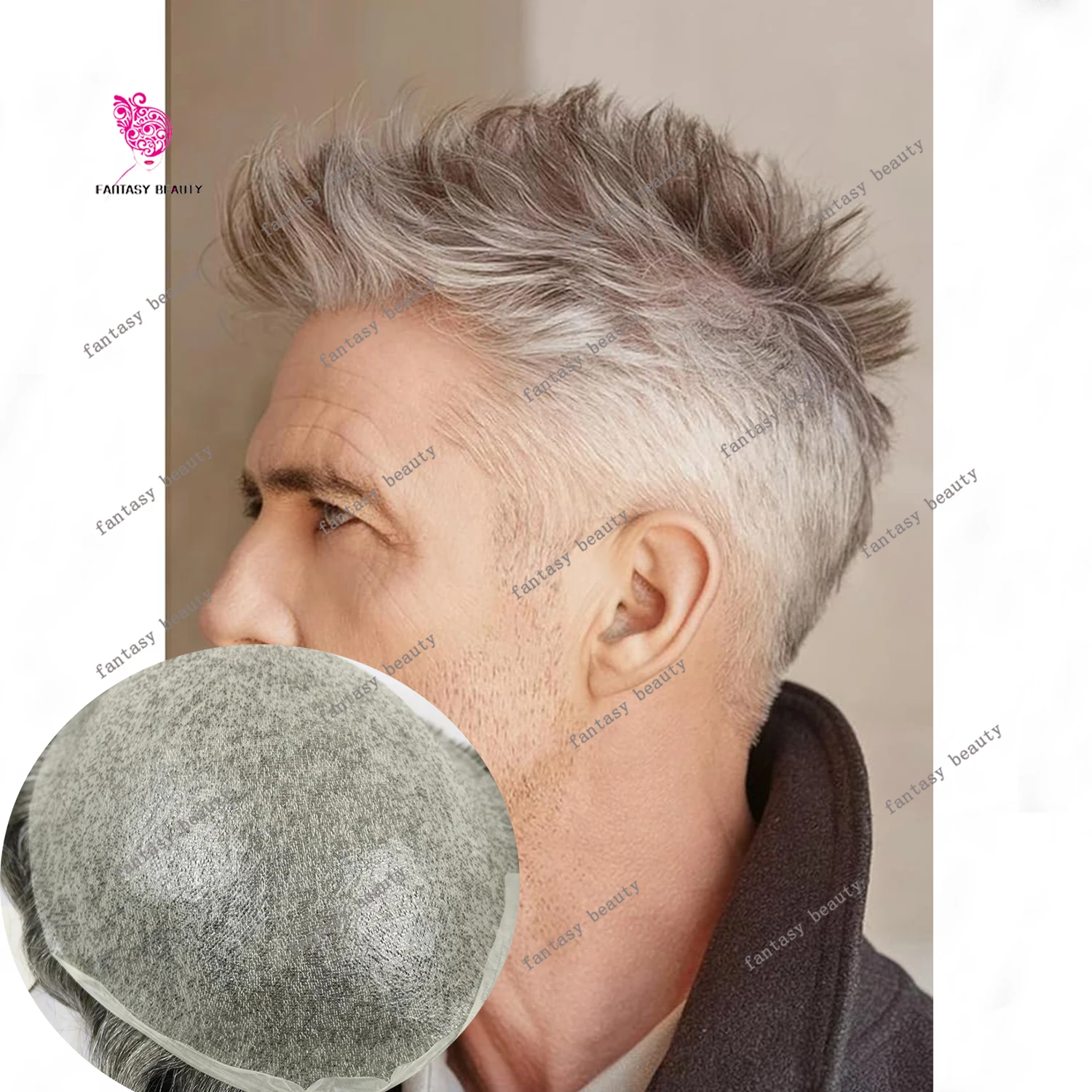 Супер натуральная линия роста волос # 550 # 1b5 Серебристо-серый мужской парик 0,02 мм Ультратонкая система волос на коже Темно-коричневый блондин Черный парик из человеческих волос
Супер натуральная линия роста волос # 550 # 1b5 Серебристо-серый мужской парик 0,02 мм Ультратонкая система волос на коже Темно-коричневый блондин Черный парик из человеческих волос