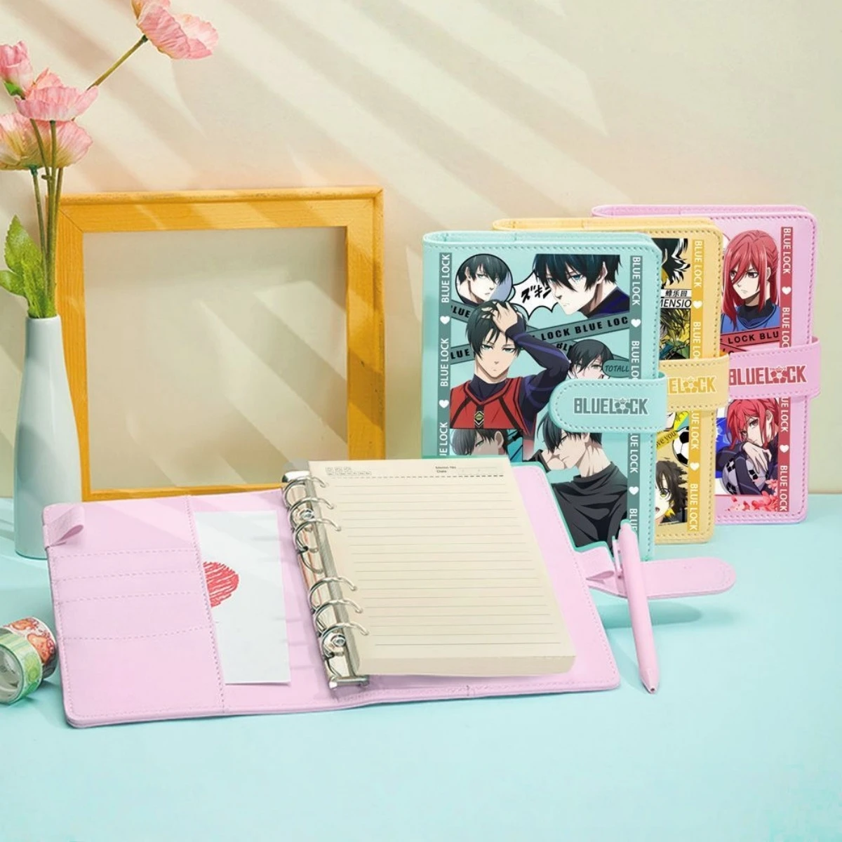 Blue Lock Leather Notebook Yoichi Isagi Meguru Bachira Hyoma Chigiri PU Cover Student School Diary A5 80 Page Loose-Leaf Notepad
Blue Lock Leather Notebook Yoichi Isagi Meguru Bachira Hyoma Chigiri PU Cover Student School Diary A5 80 Page Loose-Leaf Notepad