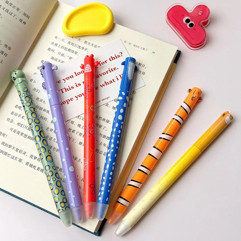 1pc Kawaii Ocean Animal Design Erasable Pen Quick-dry Rotating Using Neutral Pens Smooth Writing Gel Pen Gift
1pc Kawaii Ocean Animal Design Erasable Pen Quick-dry Rotating Using Neutral Pens Smooth Writing Gel Pen Gift