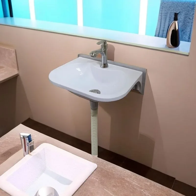 Настенная раковина без сверления, простая пластиковая раковина для съемного жилья, для ванной комнаты, настенная мойка
Настенная раковина без сверления, простая пластиковая раковина для съемного жилья, для ванной комнаты, настенная мойка