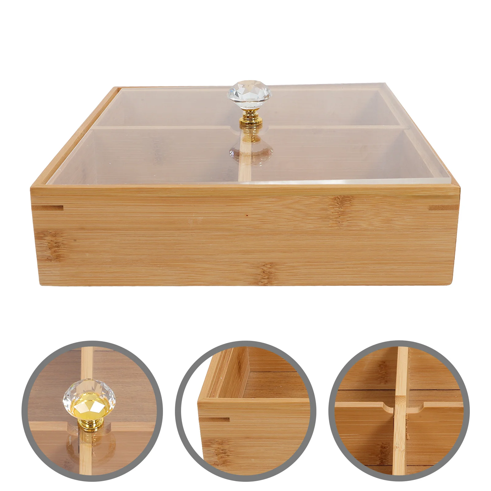 Bamboo Snack Storage Tray 4 Compartment Food Holder for Sushi Candies Nuts Serving Dish Ideal for Parties Christmas Thanksgiving
Bamboo Snack Storage Tray 4 Compartment Food Holder for Sushi Candies Nuts Serving Dish Ideal for Parties Christmas Thanksgiving