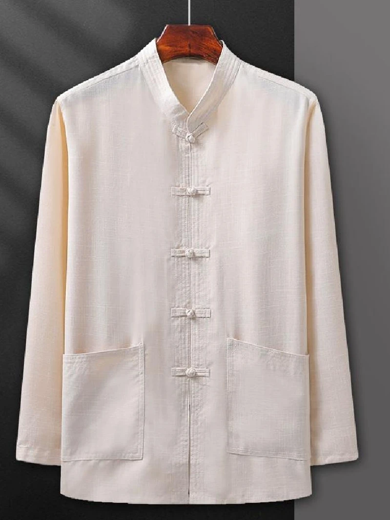 Long Sve Men's irt Tai Chi Sle Base Layer andpa's Faion Spring Autumn Cotton Casual Busin Office Wear irt
Long Sve Men's irt Tai Chi Sle Base Layer andpa's Faion Spring Autumn Cotton Casual Busin Office Wear irt