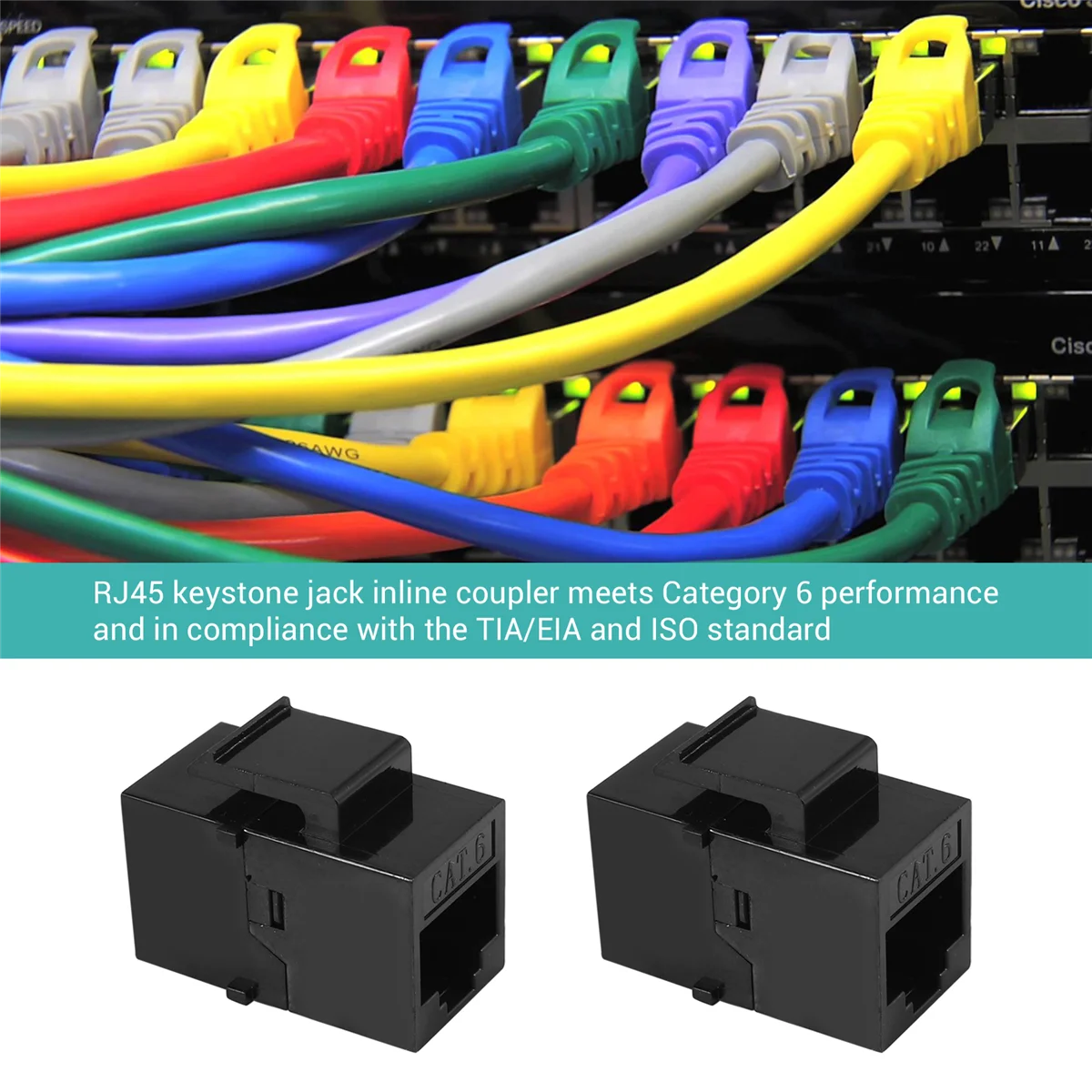 BISM1 25 Pcs Rj45 Coupler Cat6 Keystone Jacks Inline Coupler Female to Female Insert Coupler
BISM1 25 Pcs Rj45 Coupler Cat6 Keystone Jacks Inline Coupler Female to Female Insert Coupler