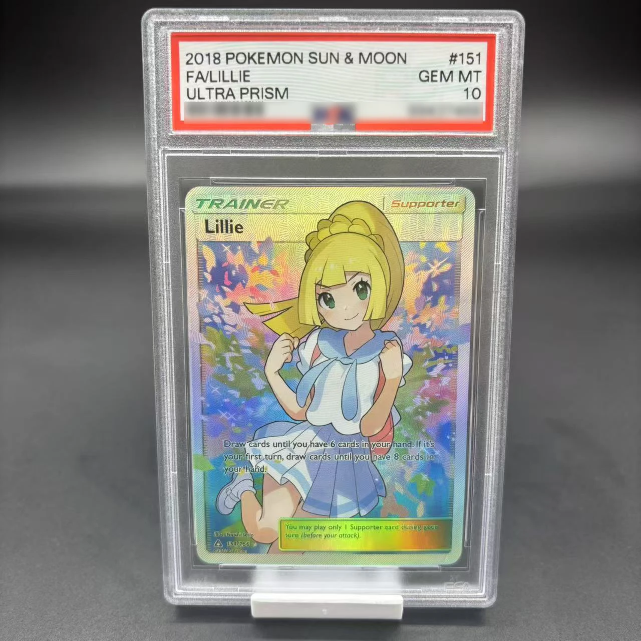 2018 PTCG Trainer Lillie English Version Rating Card 10Points Copy Version Diy Self Made Game Anime Collection Cards Gift Toy
2018 PTCG Trainer Lillie English Version Rating Card 10Points Copy Version Diy Self Made Game Anime Collection Cards Gift Toy