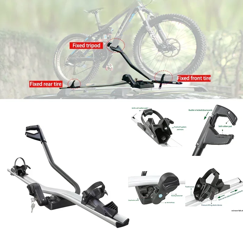 Car Luggage Rack Roof Bike Rack Car Mountain Bike Balanced Vehicle Rack Car Aluminum Alloy Luggage Racks
Car Luggage Rack Roof Bike Rack Car Mountain Bike Balanced Vehicle Rack Car Aluminum Alloy Luggage Racks