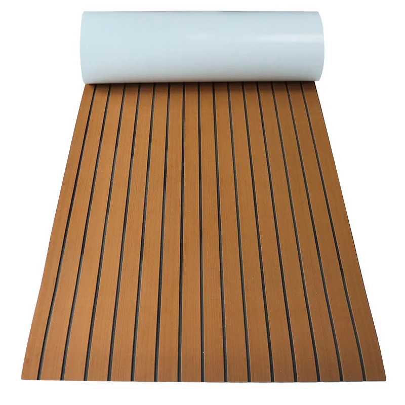 Brown and black imitation teak UV anti-skid mat deck RV cork outdoor yacht floor mat surfboard anti-skid
Brown and black imitation teak UV anti-skid mat deck RV cork outdoor yacht floor mat surfboard anti-skid