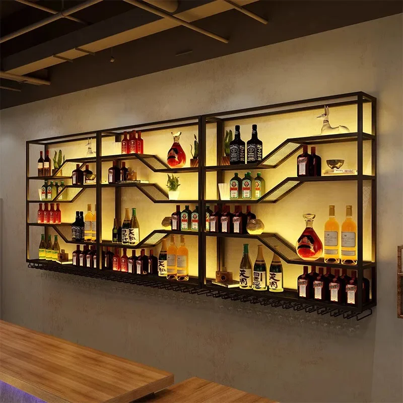 Buffet Wall Mounted Wine Rack Living Room Storage Holder Metal Wine Cabinets Drink Restaurant Retail Meuble Vin Hotel Furniture
Buffet Wall Mounted Wine Rack Living Room Storage Holder Metal Wine Cabinets Drink Restaurant Retail Meuble Vin Hotel Furniture