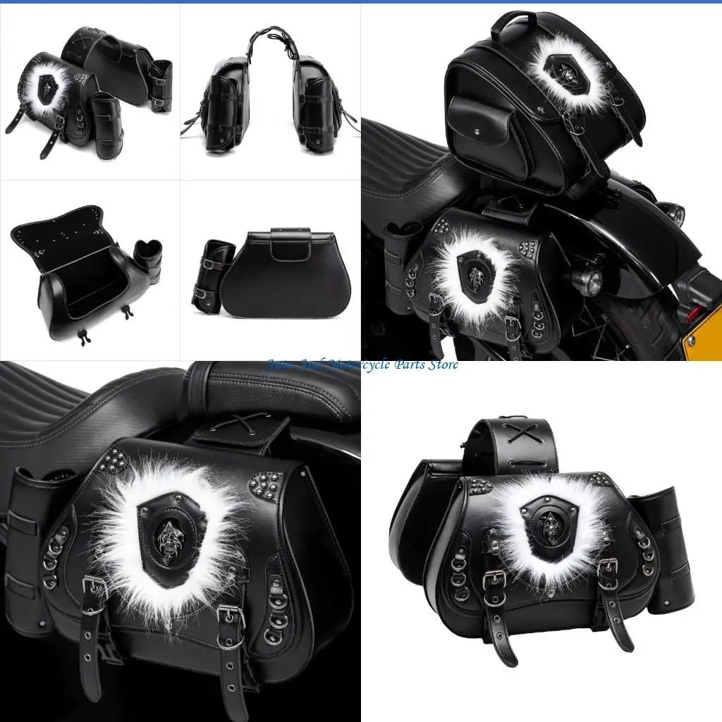 P9FD Universal Fit Motorcycle Side Saddlebags Waterproof PU Leather Motorcycle Pack Bags Spacious Carry Bags for Bike
P9FD Universal Fit Motorcycle Side Saddlebags Waterproof PU Leather Motorcycle Pack Bags Spacious Carry Bags for Bike