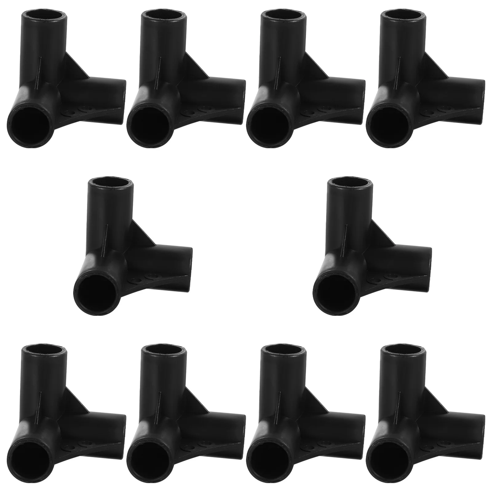 10 Pcs Plastic Connector PP Material Four-way Three-Way Black Gardening Tube Corner Impact Resistant Construction
10 Pcs Plastic Connector PP Material Four-way Three-Way Black Gardening Tube Corner Impact Resistant Construction