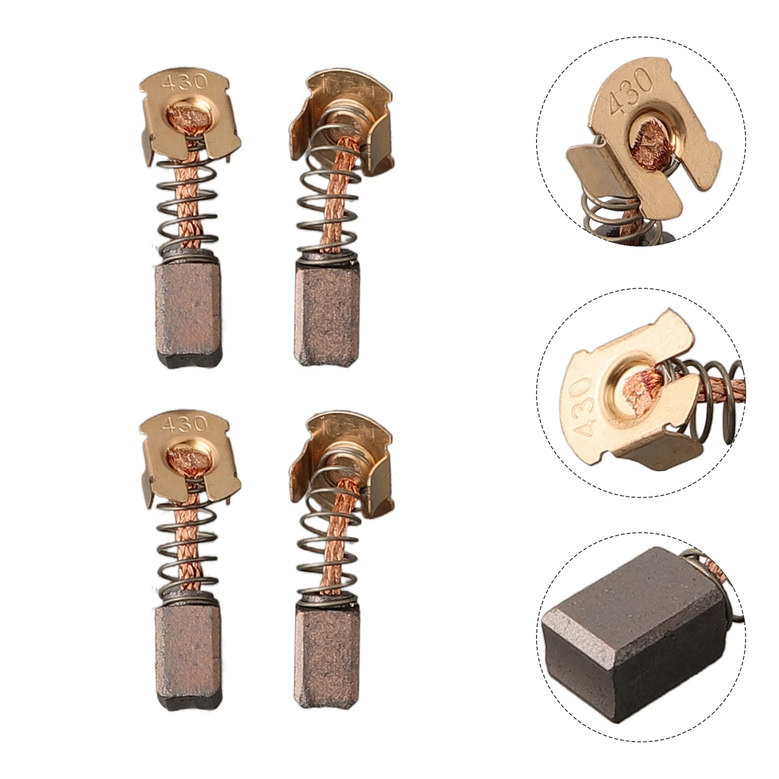 Replacement Set of CB430 Carbon Motor Brushes Includes Four Pieces for 18V For LXT Angle Grinder Models BHR200 DGA452
Replacement Set of CB430 Carbon Motor Brushes Includes Four Pieces for 18V For LXT Angle Grinder Models BHR200 DGA452