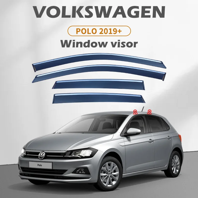 For Volkswagen Polo Window visor Weather Shield Side Window Deflector Car windshield weather shield Car accessories
For Volkswagen Polo Window visor Weather Shield Side Window Deflector Car windshield weather shield Car accessories