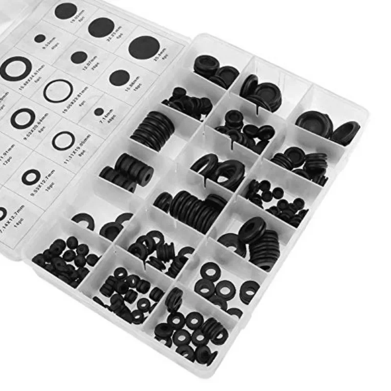250PCS Thickness Rubber Seal Ring Oil Sealing Grommet Gasket For Protects Wire Cable Hole Protection Ring Shim Washer Hardware
250PCS Thickness Rubber Seal Ring Oil Sealing Grommet Gasket For Protects Wire Cable Hole Protection Ring Shim Washer Hardware