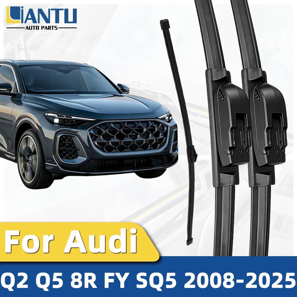 1/3PCS Front And Rear Wiper Kit For Audi Q2 Q5 8R FY SQ5 2008-2025 Windshield Wiper Silent Wiper Automotive Accessories 2024
1/3PCS Front And Rear Wiper Kit For Audi Q2 Q5 8R FY SQ5 2008-2025 Windshield Wiper Silent Wiper Automotive Accessories 2024