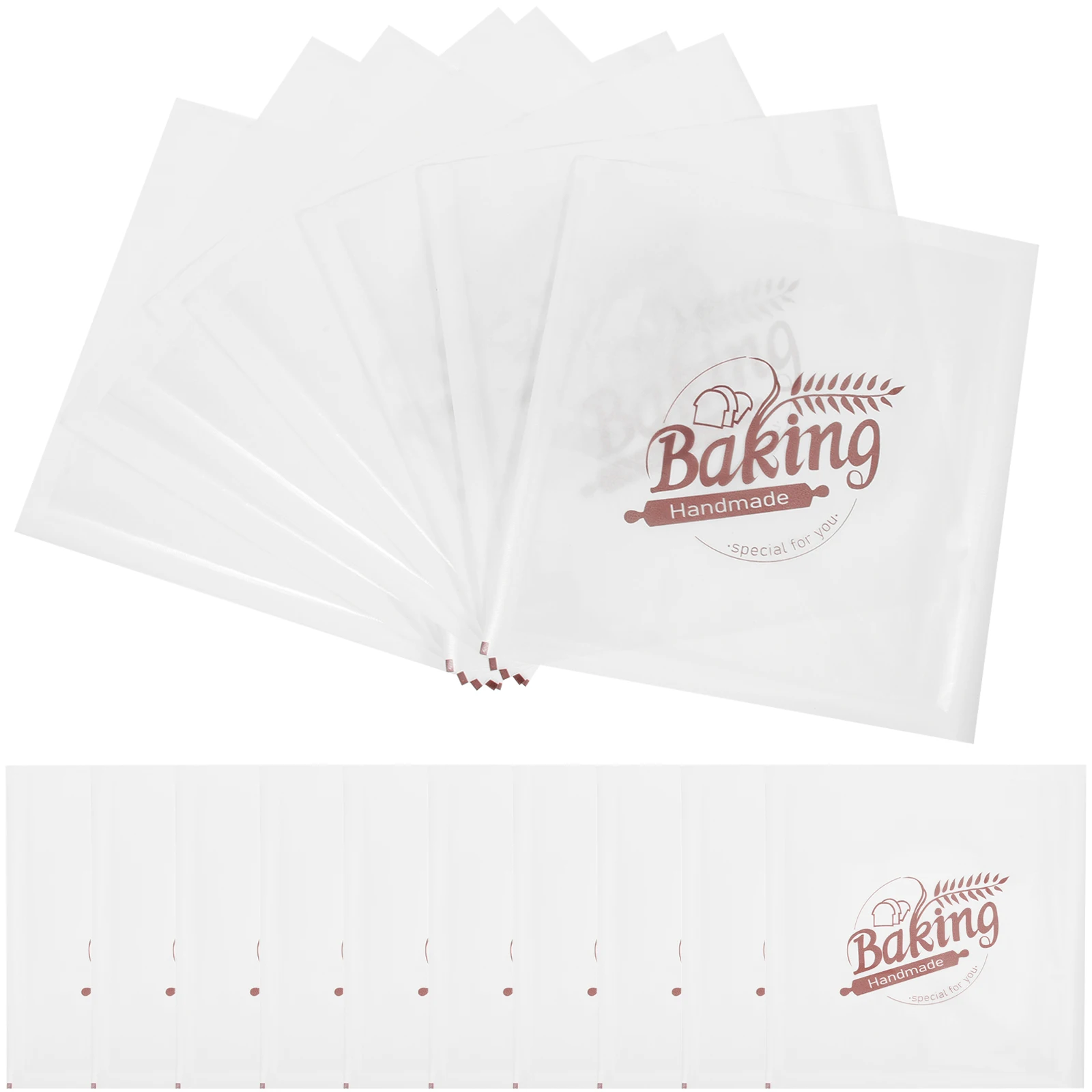 100 Pcs Bread Machine Bag Sealing Set Paper Bags Lunch Pastry for Baked Goods Small Fresh Food Packaging Greaseproof
100 Pcs Bread Machine Bag Sealing Set Paper Bags Lunch Pastry for Baked Goods Small Fresh Food Packaging Greaseproof