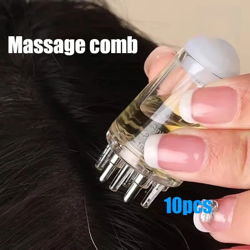 10Pcs Scalp Applicator Comb Set, Anti-Hair Loss Liquid Guide Comb for Essential Oil & Tonic, Portable Hair Growth Massage Tool for Thinning Hair, Home Salon Scalp Care Kit
10Pcs Scalp Applicator Comb Set, Anti-Hair Loss Liquid Guide Comb for Essential Oil & Tonic, Portable Hair Growth Massage Tool for Thinning Hair, Home Salon Scalp Care Kit