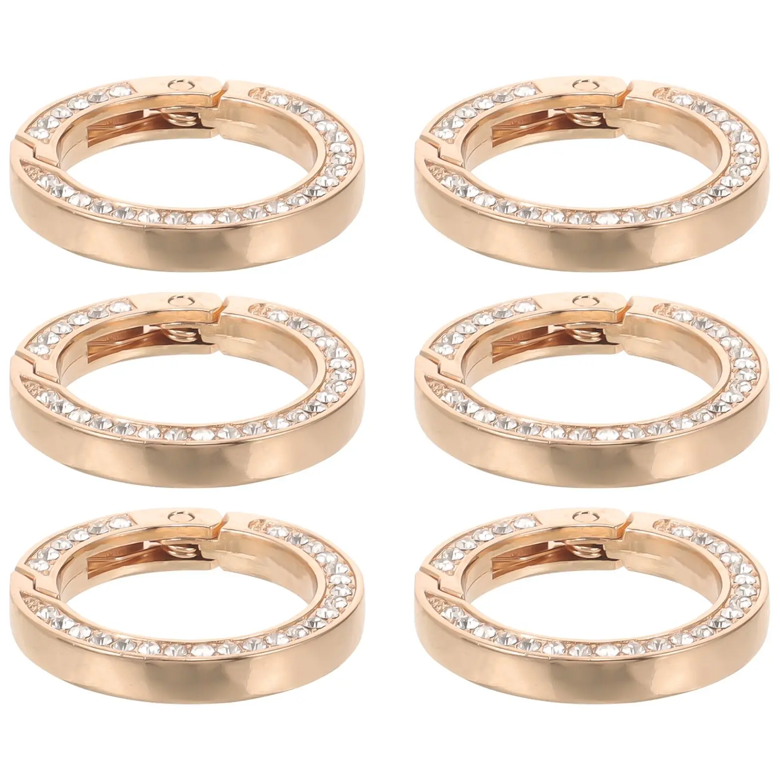 6 Pcs Car Key Chain Ring Metal Keychain Split Part Keyrings for Keys DIY Holder
6 Pcs Car Key Chain Ring Metal Keychain Split Part Keyrings for Keys DIY Holder