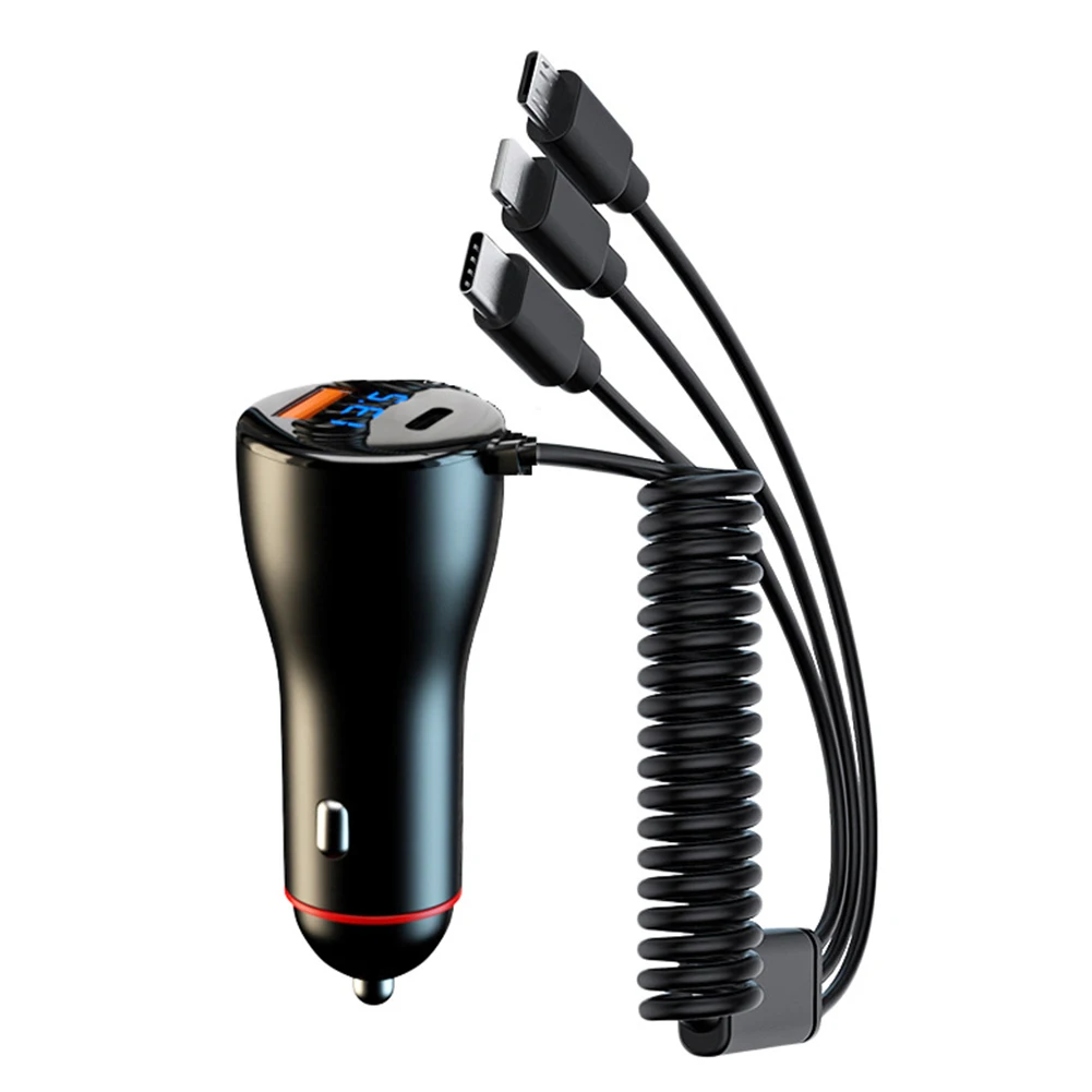 One-to-Three Car Mounted Charger Cigarettes Lighter Plug Charger Car Interior Accessories
One-to-Three Car Mounted Charger Cigarettes Lighter Plug Charger Car Interior Accessories