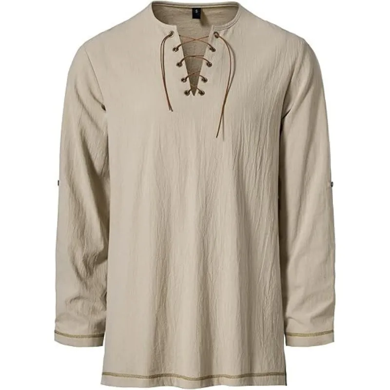Renaissance Men Costume Renaissance Shirt Pirate Shirt Medieval Costume Men for Halloween Cosplay
Renaissance Men Costume Renaissance Shirt Pirate Shirt Medieval Costume Men for Halloween Cosplay